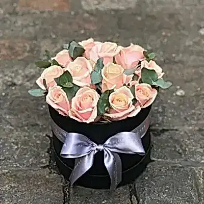 Pink Rose Hatbox
